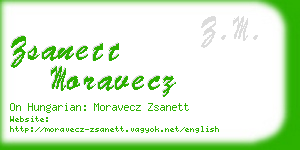 zsanett moravecz business card